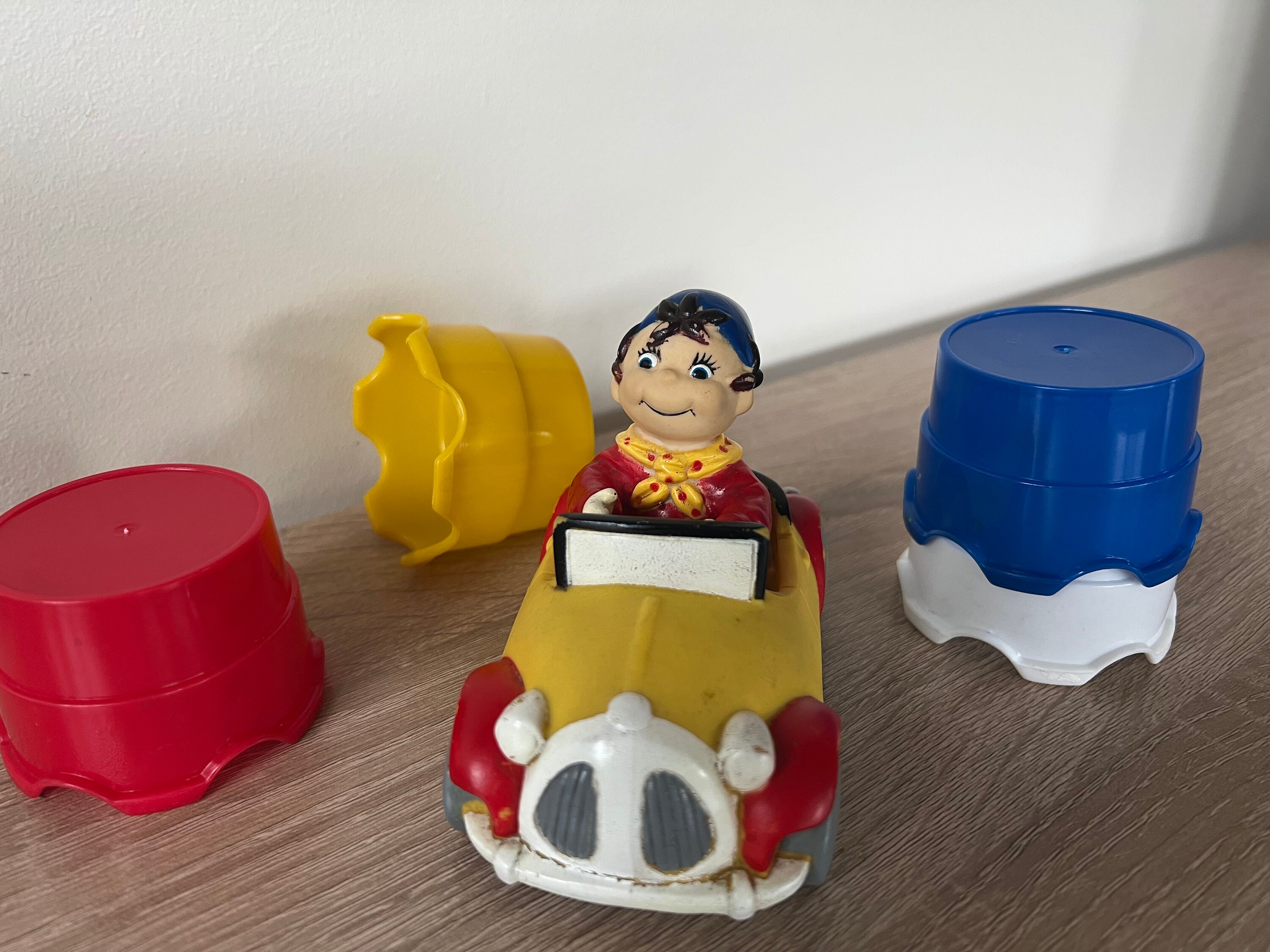 VINTAGE BENDY TOY Noddy and Car - A Foam Rubber Car W Tag £28.45 - UK