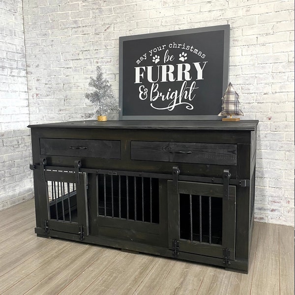 Luxury Dog Crate Etsy