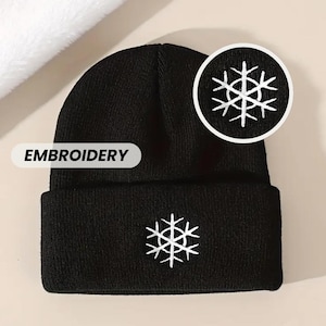 Personalized Custom Embroidered Beanie ,Custom Logo Beanie, Design your own, Custom text, Personalize Your Beanie, Custom Beanie, Winter Hat