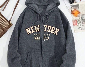 Custom Logo Full-Zip Hoodie: Personalized Picture Jacket