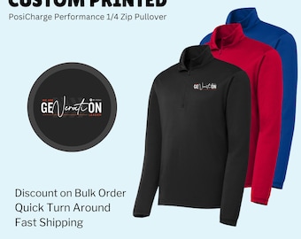 Custom Windbreaker Quarter Zip, Personalized Quarter Zip Sweatshirt, Customize Unisex Text/Design Quarter Zip Pullover, Gift For Her & Him