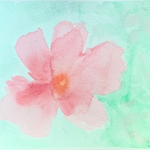 Watercolor Hibiscus Fine Art Print