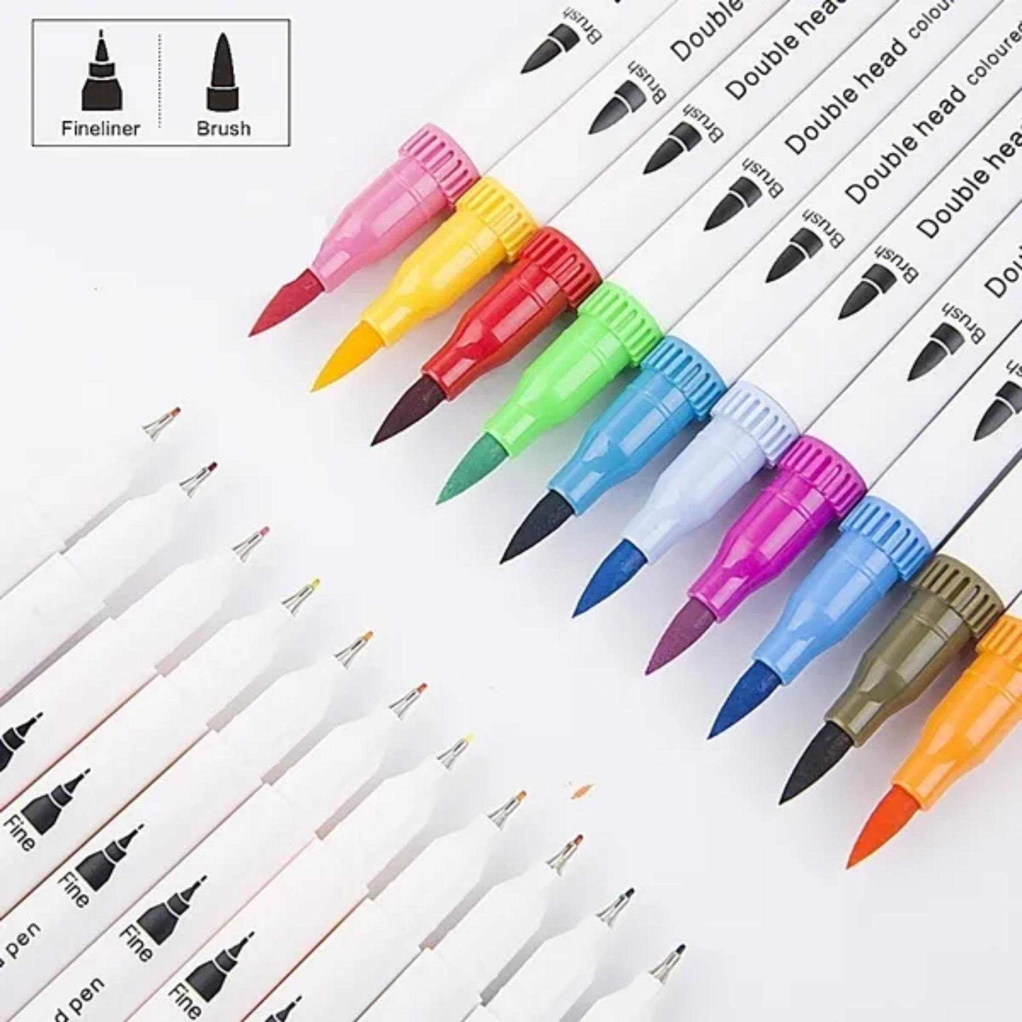 54 Colors Pen, Back to School Suppliers, Office Supplies, Water-based  Markers, Planner Pen, Korean Pen, Watercolor Marker 