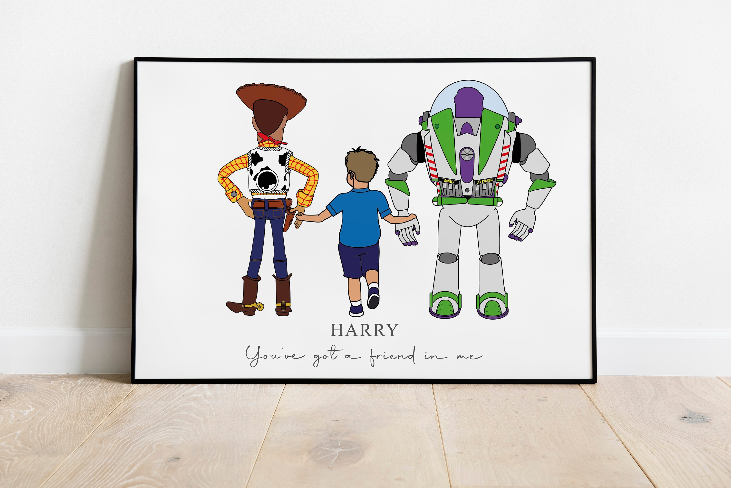 Personalised Toy Story Artwork Etsy UK
