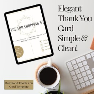 Elegant Thank You Card Simple & Clean!