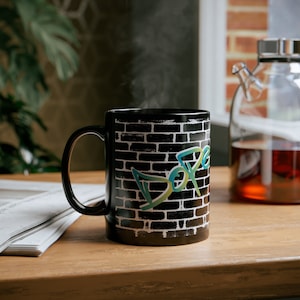 11oz Black Dope Mug Graffiti