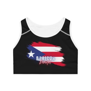 Boricua Sports Bra (black)