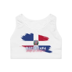 Dominican Sports Bra in White