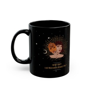 Black Gemini Mug Gift for Gemini