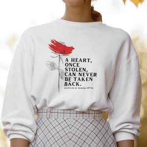 Sudadera Heartless, Marissa Meyer, Heartless, Regalos para amantes de los libros, Bookish, Merchandising de libros, Booktok, Sudadera unisex de mezcla pesada con cuello redondo