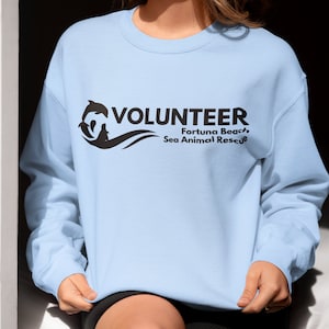 Fortuna Beach Sea Animal Rescue, Marissa Meyer, With a Little Luck, Bookish, Gift for Book Lovers, Sudadera unisex con cuello redondo Heavy Blend™