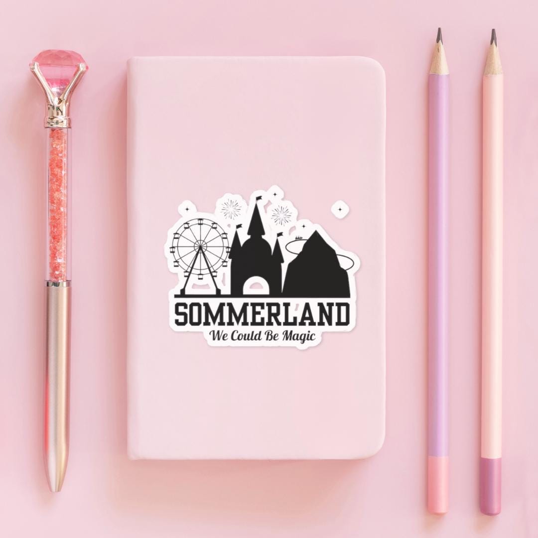 Sommerland Kisscut Sticker, We Could Be Magic, Marissa Meyer, Booktok
