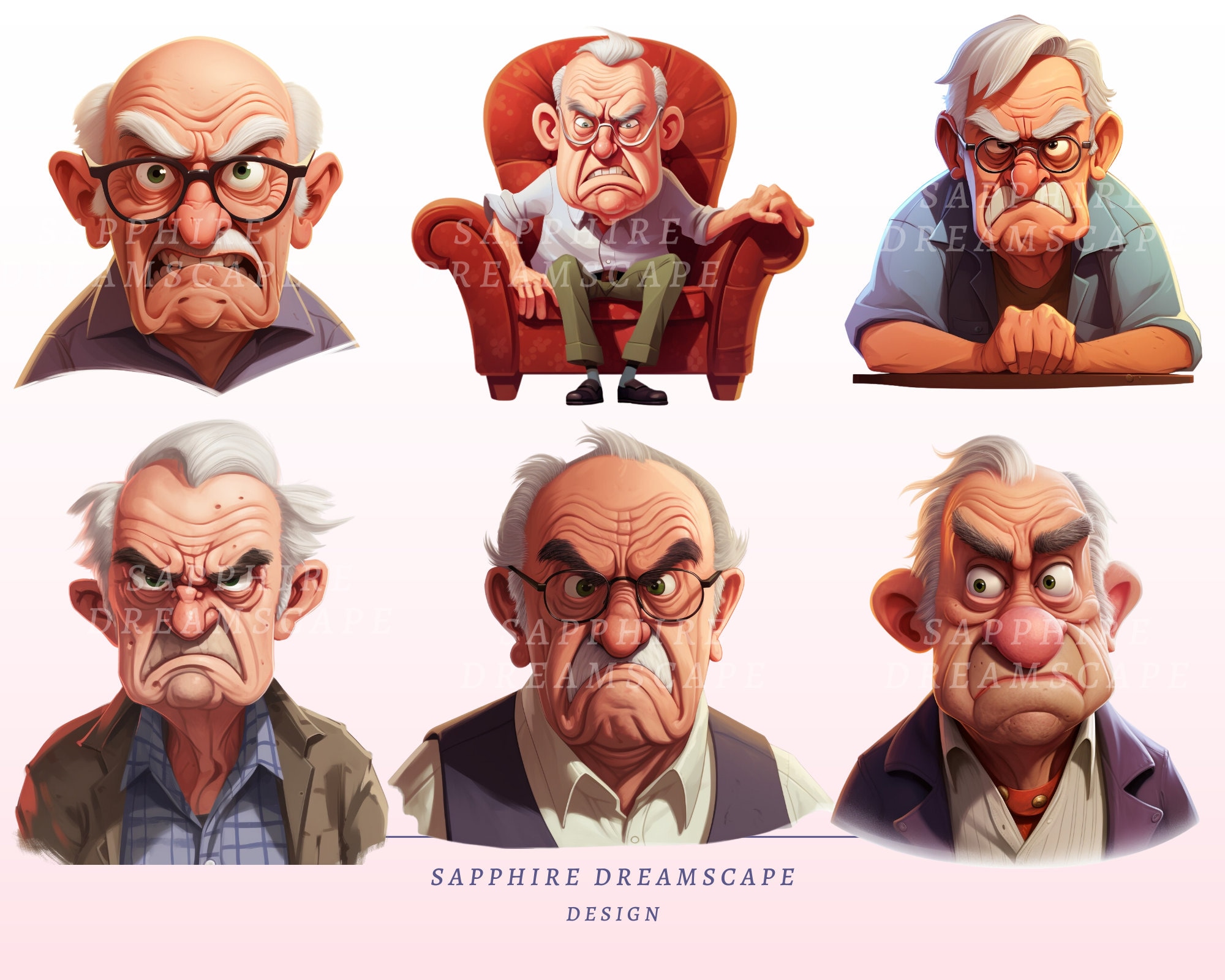 Grumpy Man Images 25 Grumpy Old Man Clipart, High Quality Transparent Pngs, Instant ...