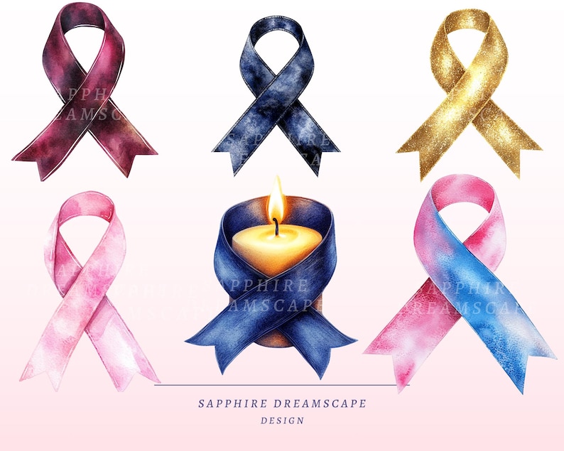 40 Awareness Ribbons Clipart, High Quality Transparent Pngs, Instant ...