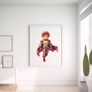 20 superhjältebarn clipart, högkvalitativa transparenta PNG-bilder, omedelbar nedladdning, kommersiellt bruk - barnhjältar clipart, superkid illustration bild 8