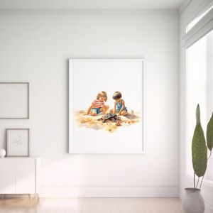 40 akwarelowych klipartów z plażą, wysokiej jakości przezroczyste pliki PNG, natychmiastowe pobranie, do użytku komercyjnego – czas letni, pakiet letni, plaża do druku zdjęcie 10