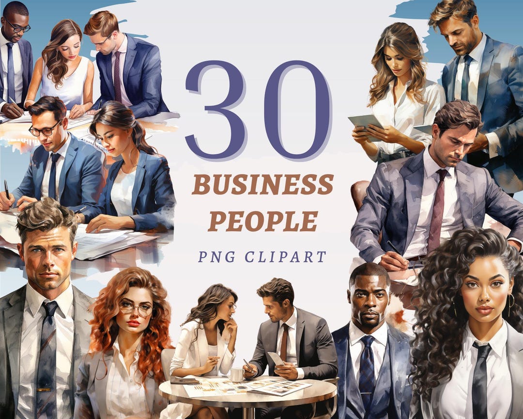 30 Business People Clipart, High Quality Transparent Pngs, Instant ...
