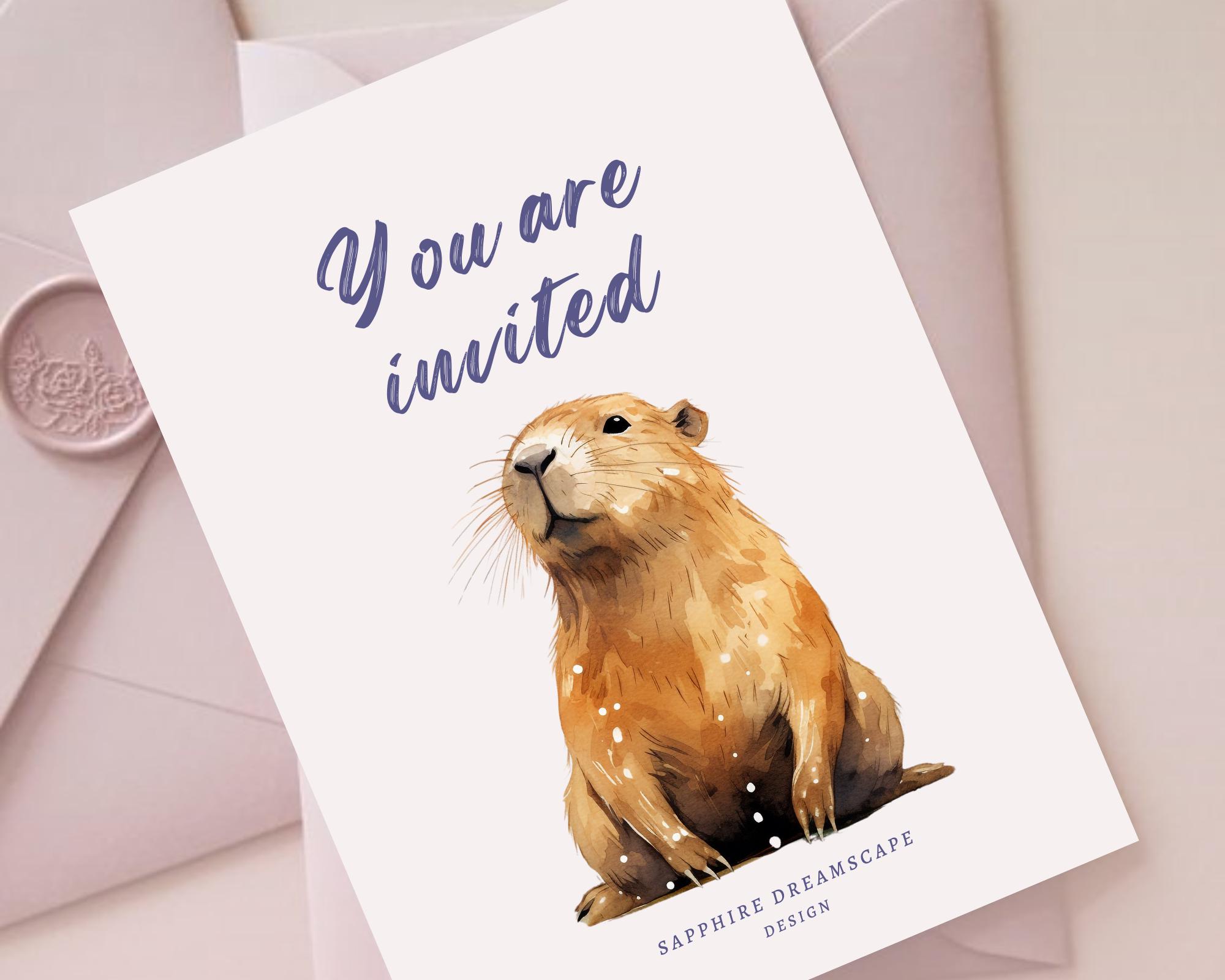 20 Watercolor Capybaras Clipart, High Quality Transparent Pngs, Instant ...