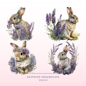15 Lavender Bunnies Clipart, High Quality Transparent Pngs With Instant ...