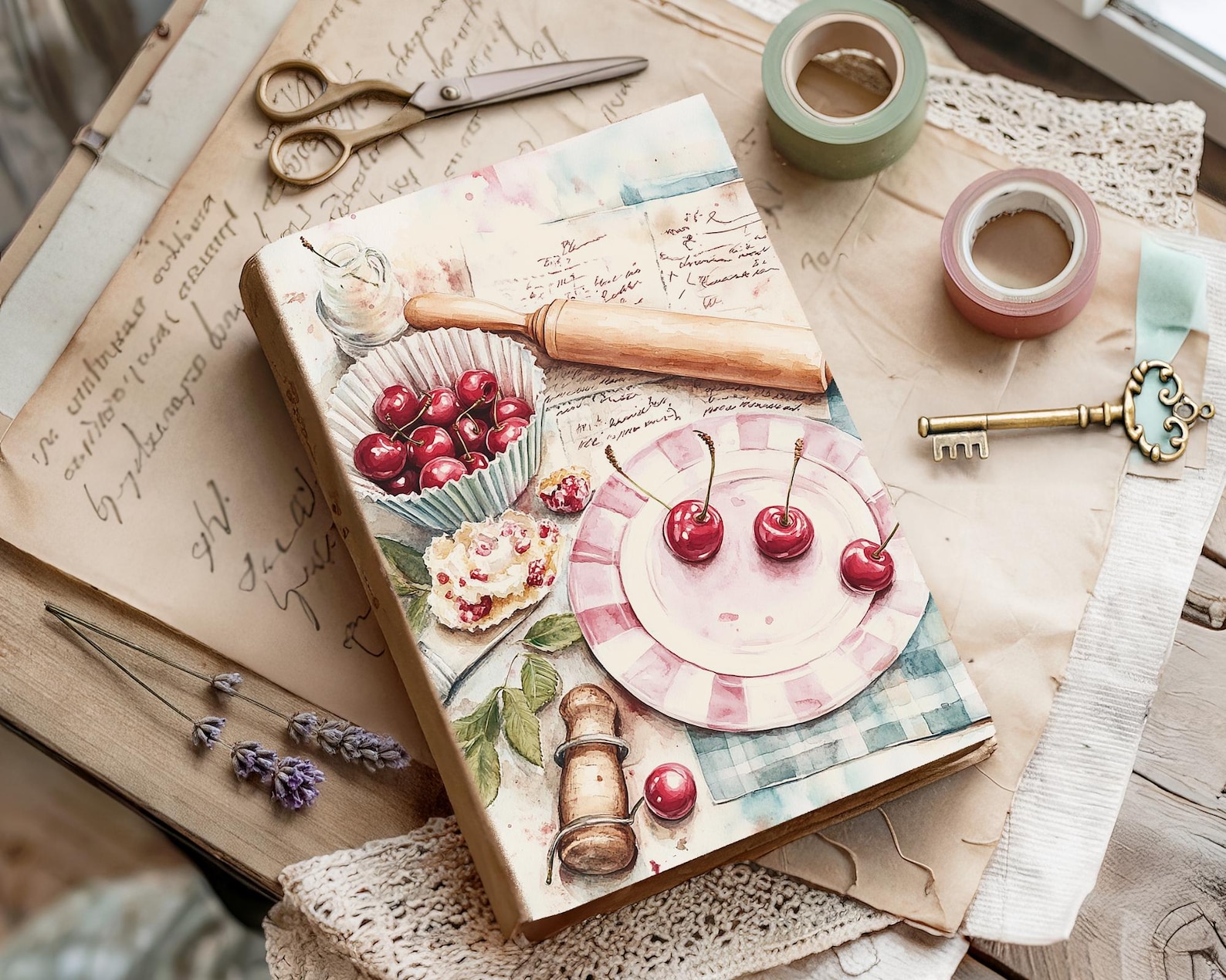 Retro Kitchen Fifties Junk Journal Pages, Vintage Recipe Printable Kit ...