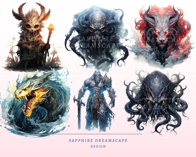 30 Dark Creatures Clipart, High Quality Transparent Pngs, Instant ...