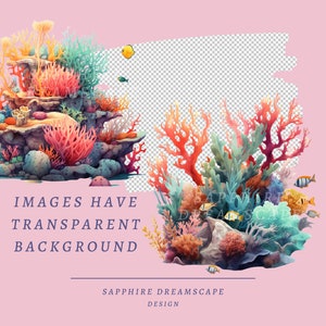 25 Coral Reef Clipart High Quality Transparent Pngs Instant Download Il 300x300.5067569403 J9w7