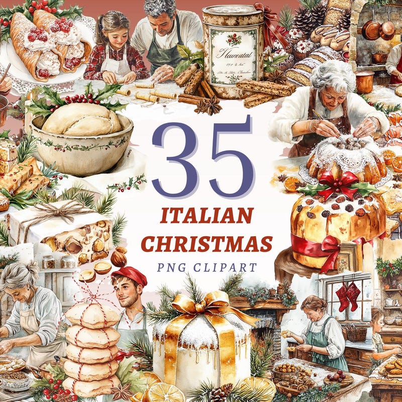 Italian Christmas Card Sets Etsy