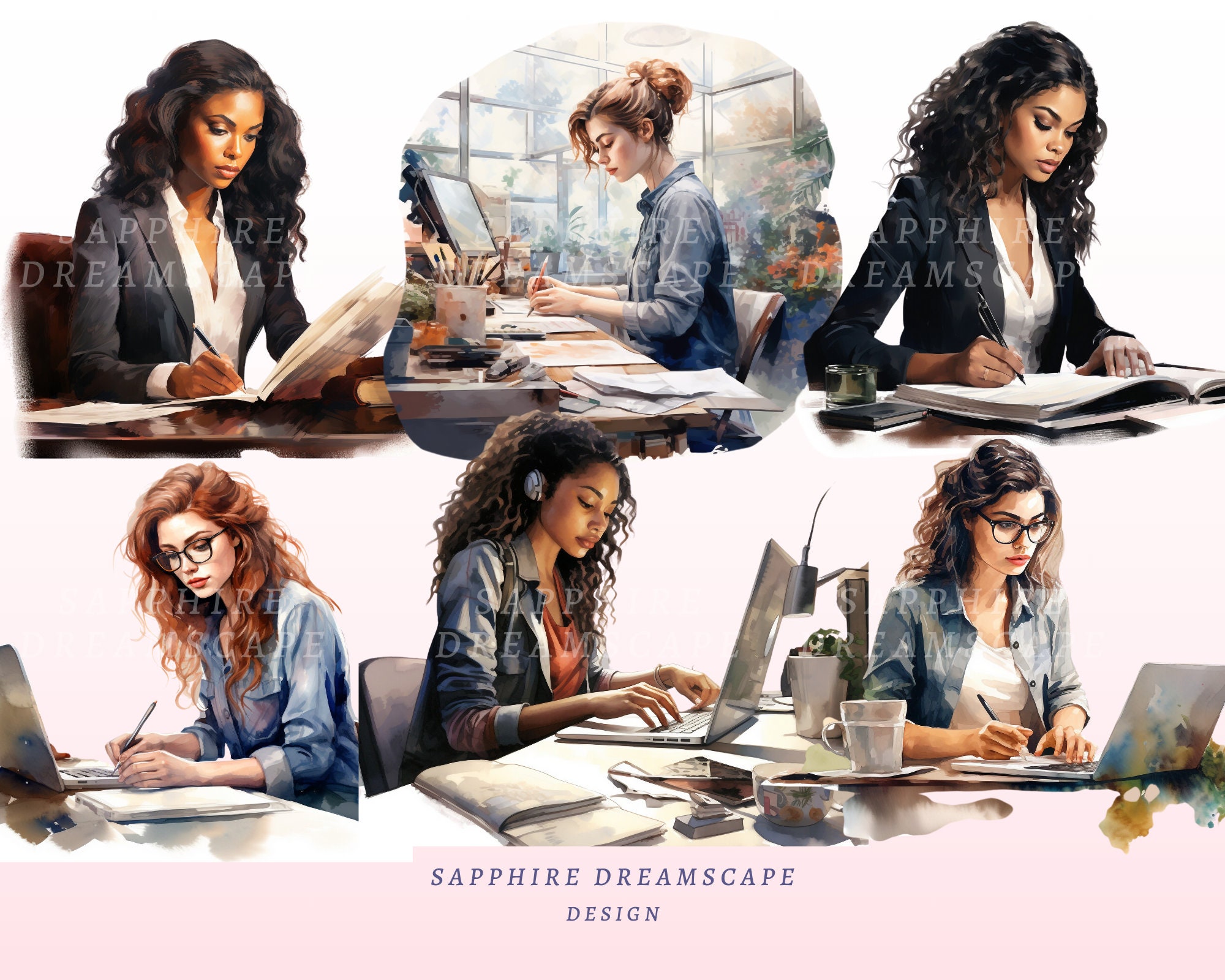 50 imágenes prediseñadas de mujeres de oficina, PNG transparentes de alta  calidad, descarga instantánea, uso comercial - Diversidad empresarial  imprimible, mujer emprendedora - Etsy México, image size:2000x1600