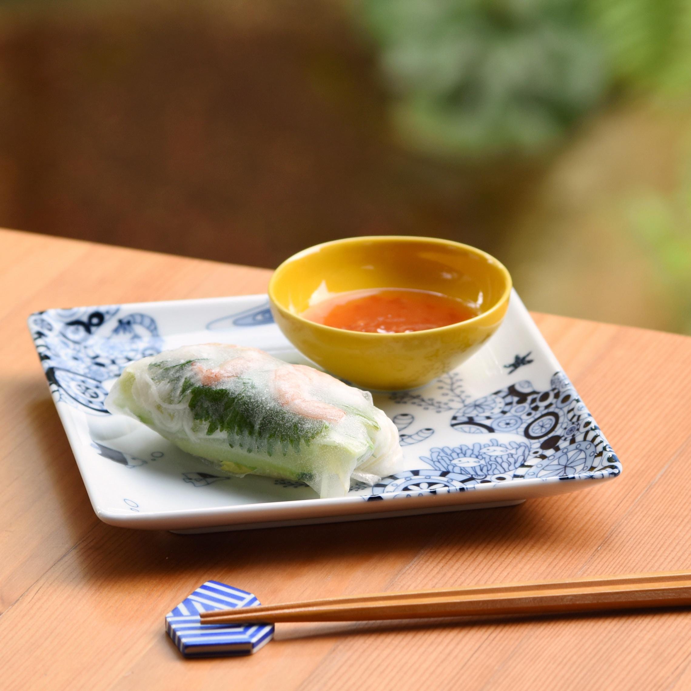 Hasami Porcelain Side Plates Set | Whale Shark Manta Ray Ocean Design ...