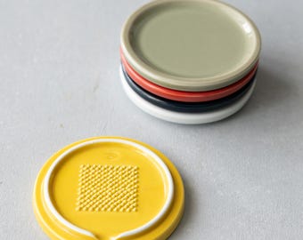 Hasami Porcelain Handy Mug Lid | Coffee & Tea Essential l Mini Plate | Made in Japan