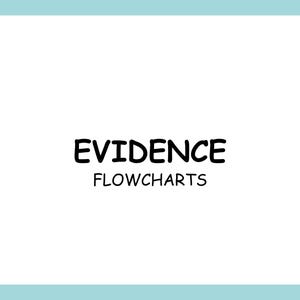 Evidence Flowcharts- answer any evidence question in seconds following these diagrams