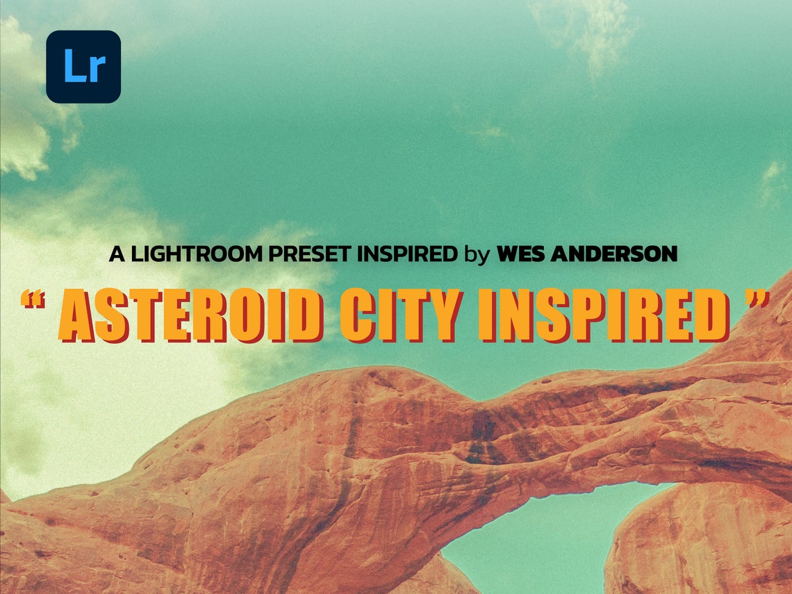 ASTEROID CITY LIGHTROOM Preset Wes Anderson Inspired Etsy UK