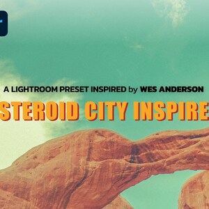 ASTEROID CITY LIGHTROOM Preset - Wes Anderson Inspired - Cinematic Lightroom Preset (Mobile & Desktop) Film. Movies.