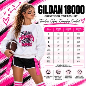 Pulling Flags and Taking Names Girls Flag Football Shirt, Pink Graphic Tee for Flag Football Players, Moms, Teams and Game Day Gift image 11