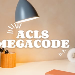 ACLS Megacode Algorithm Cheat Sheet SIMPLE one page guide