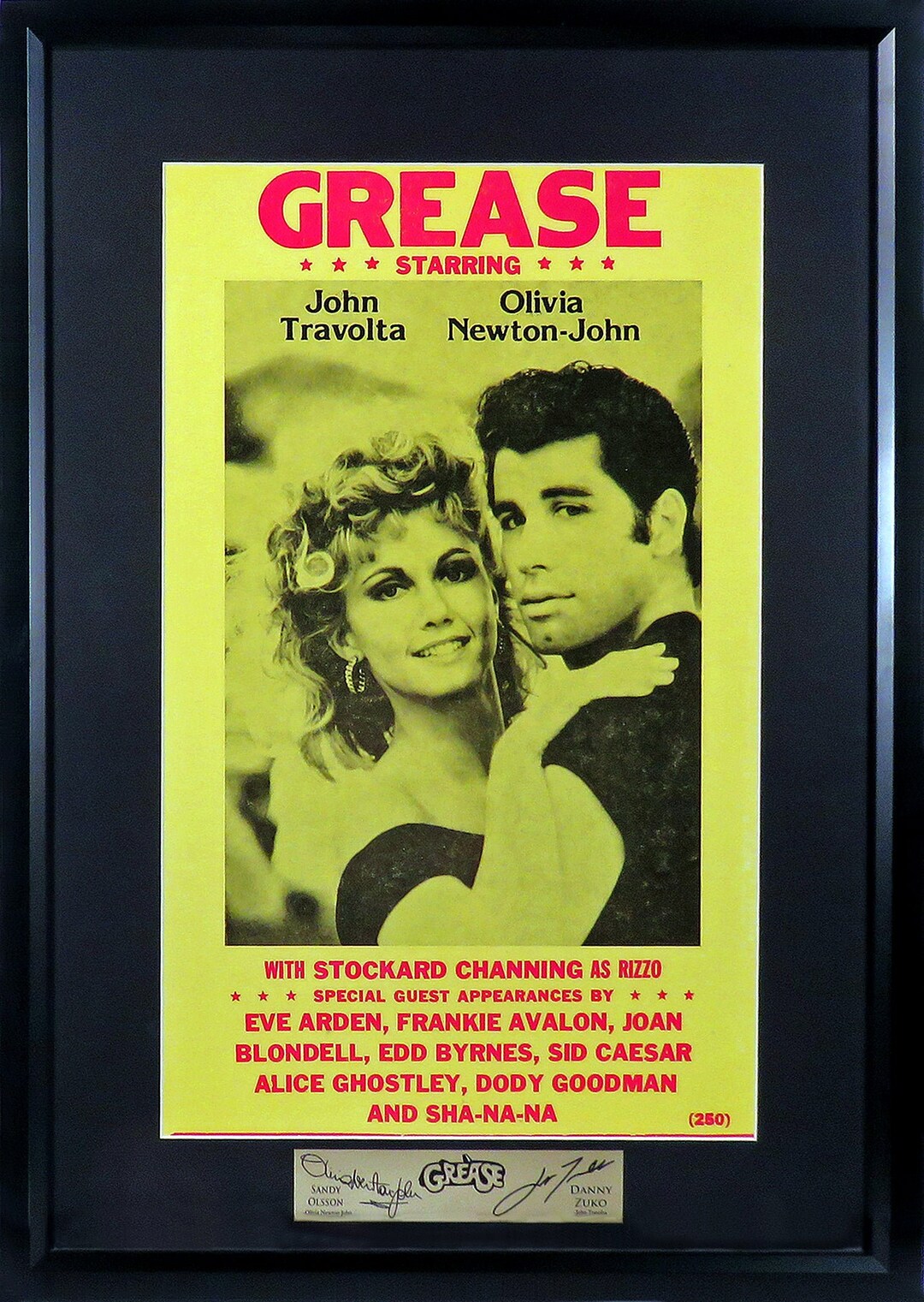Grease Movie Poster engraved Series Etsy