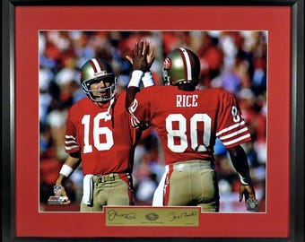 ジョー・モンタナ ジェリー・ライス S.F. 49ers アートプリント - Etsy