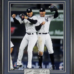 Aaron Judge and Giancarlo Stanton &quot;Bronx Bash Brothers&quot; Pinstripes Framed Photograph (Engraved Series)