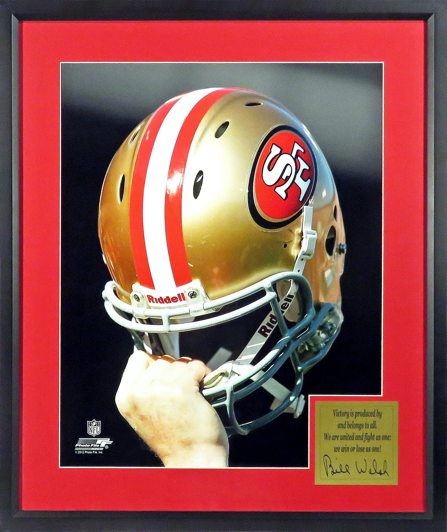 San Francisco 49er Helmet Sticker 