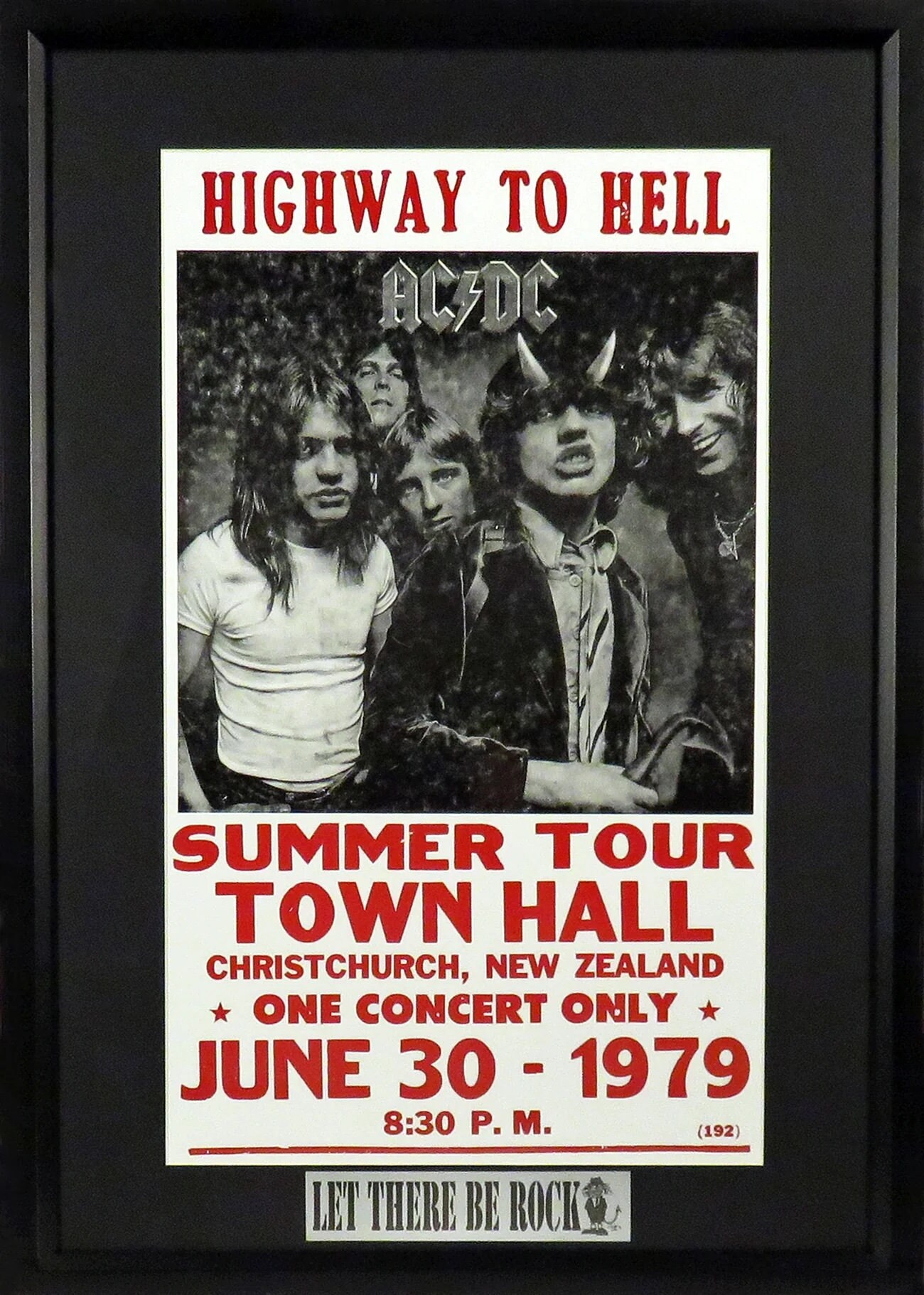AC/DC Highway to Hell Framed Concert Poster (engraved Series) - Etsy