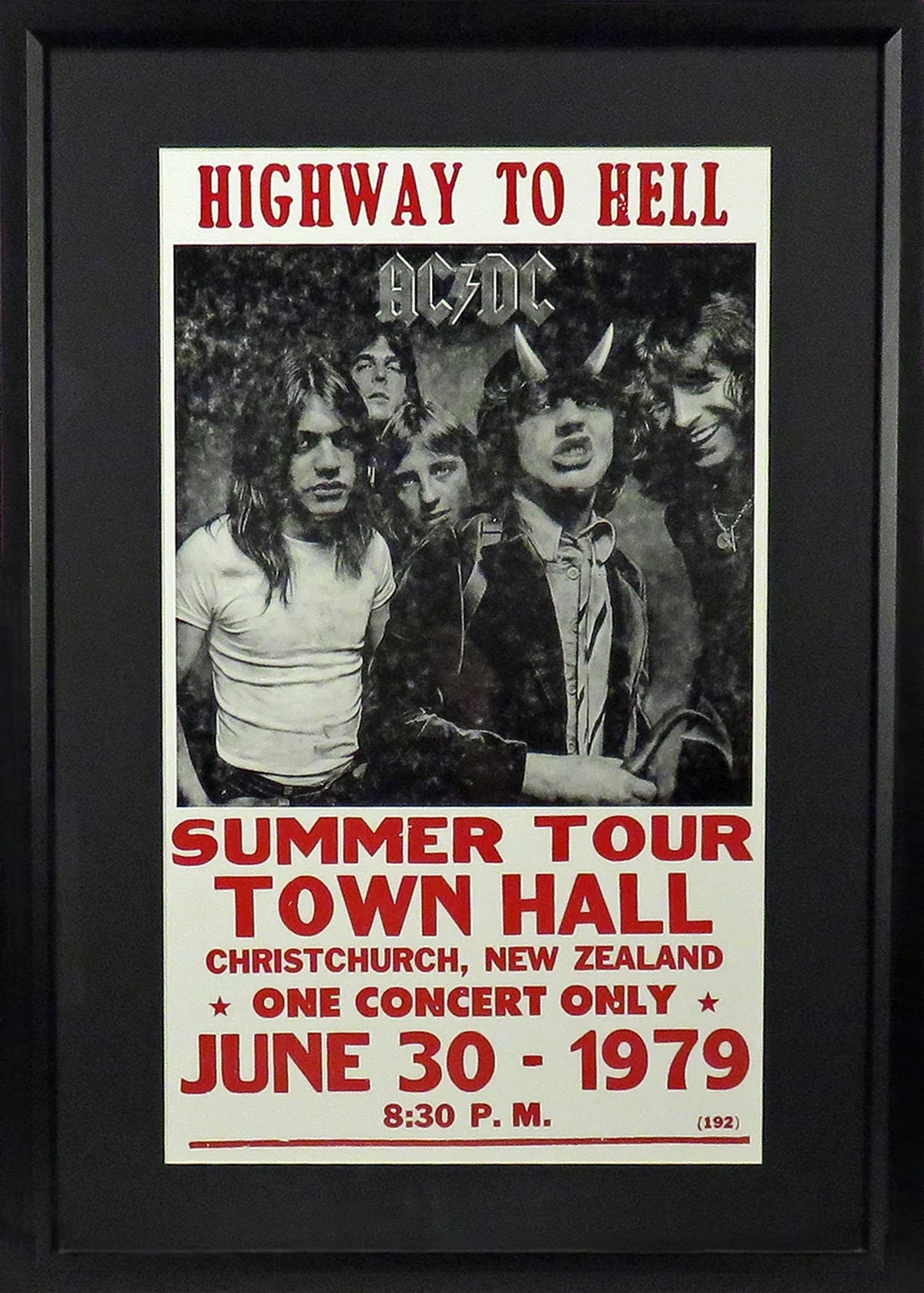AC/DC Highway to Hell Framed Concert Poster (engraved Series) - Etsy
