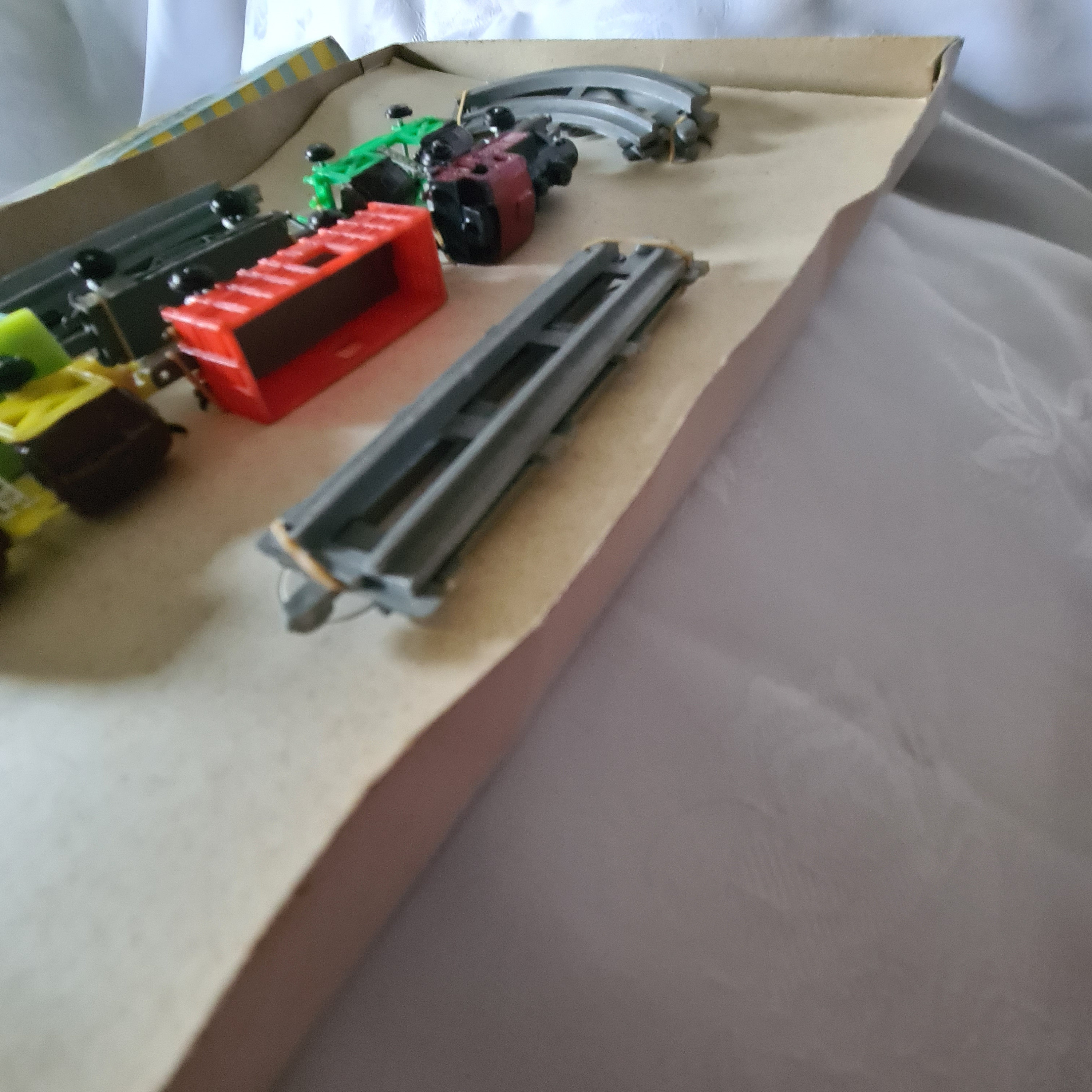 Vintage Plastic Train Set Etsy