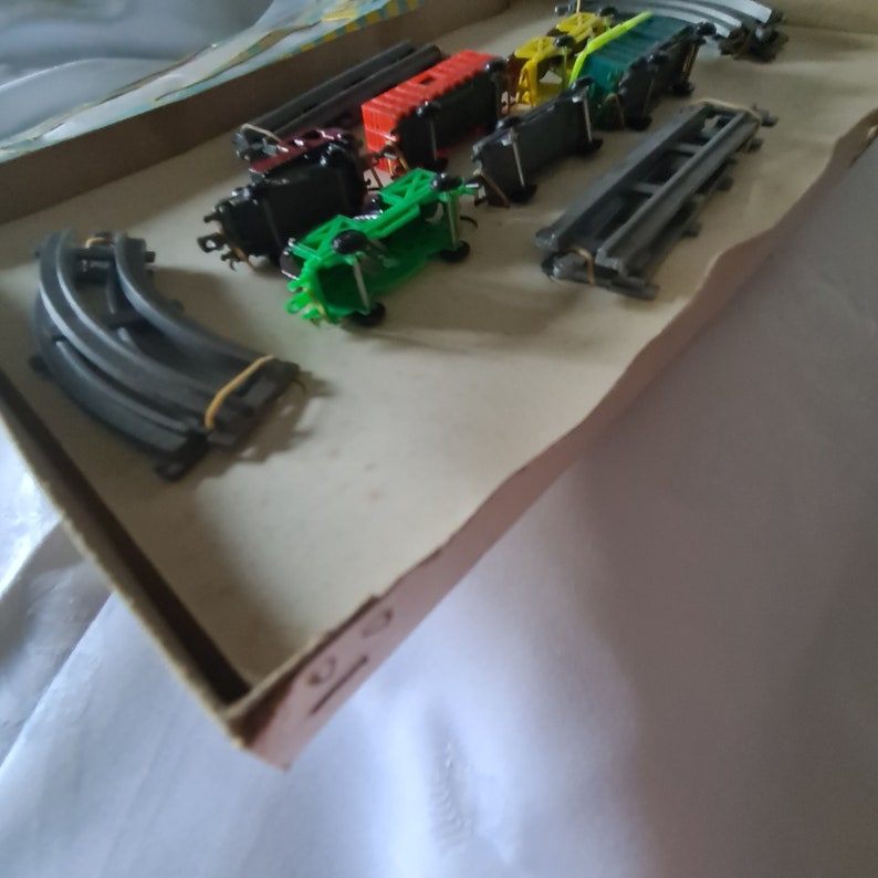 Vintage Plastic Train Set Etsy