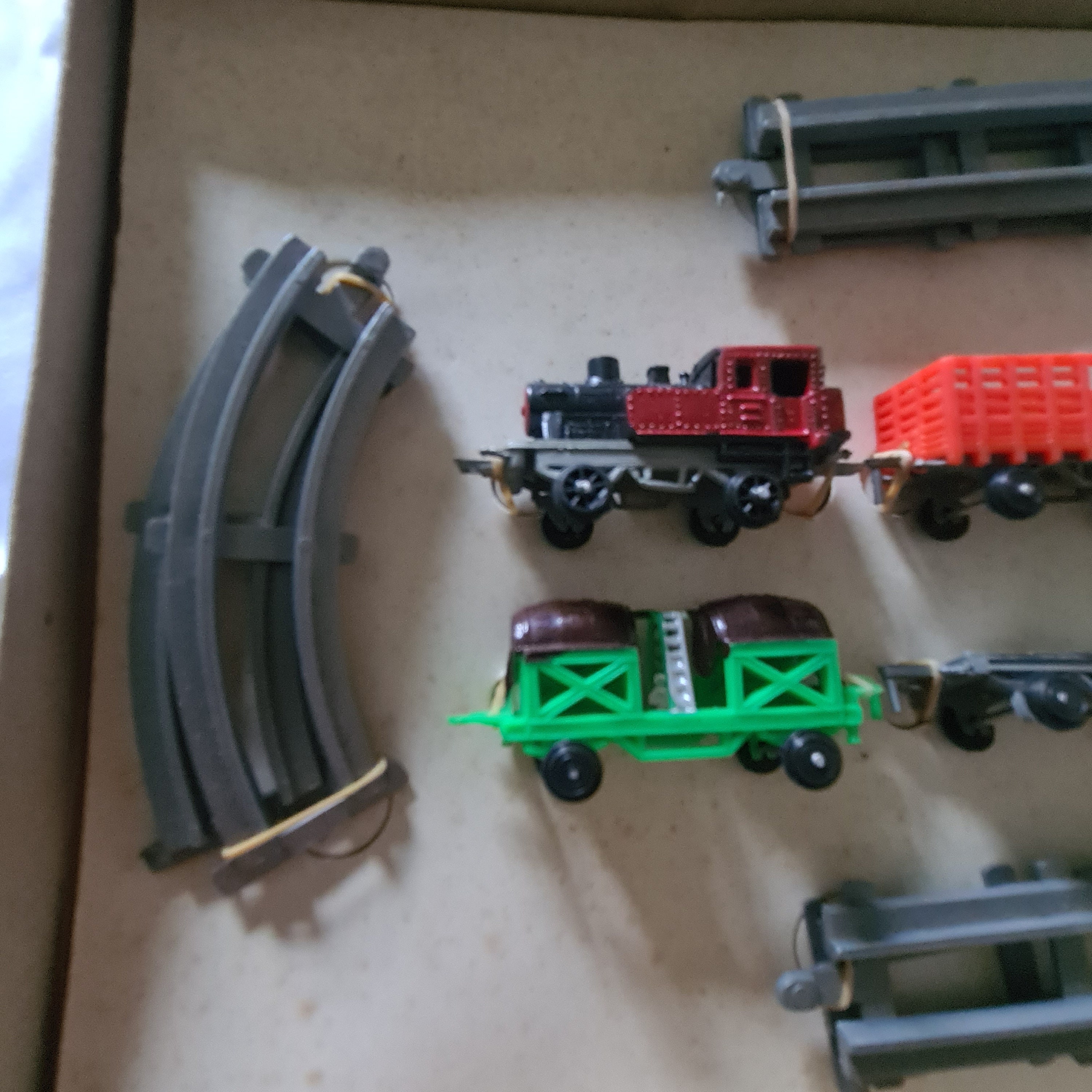 Vintage Plastic Train Set Etsy