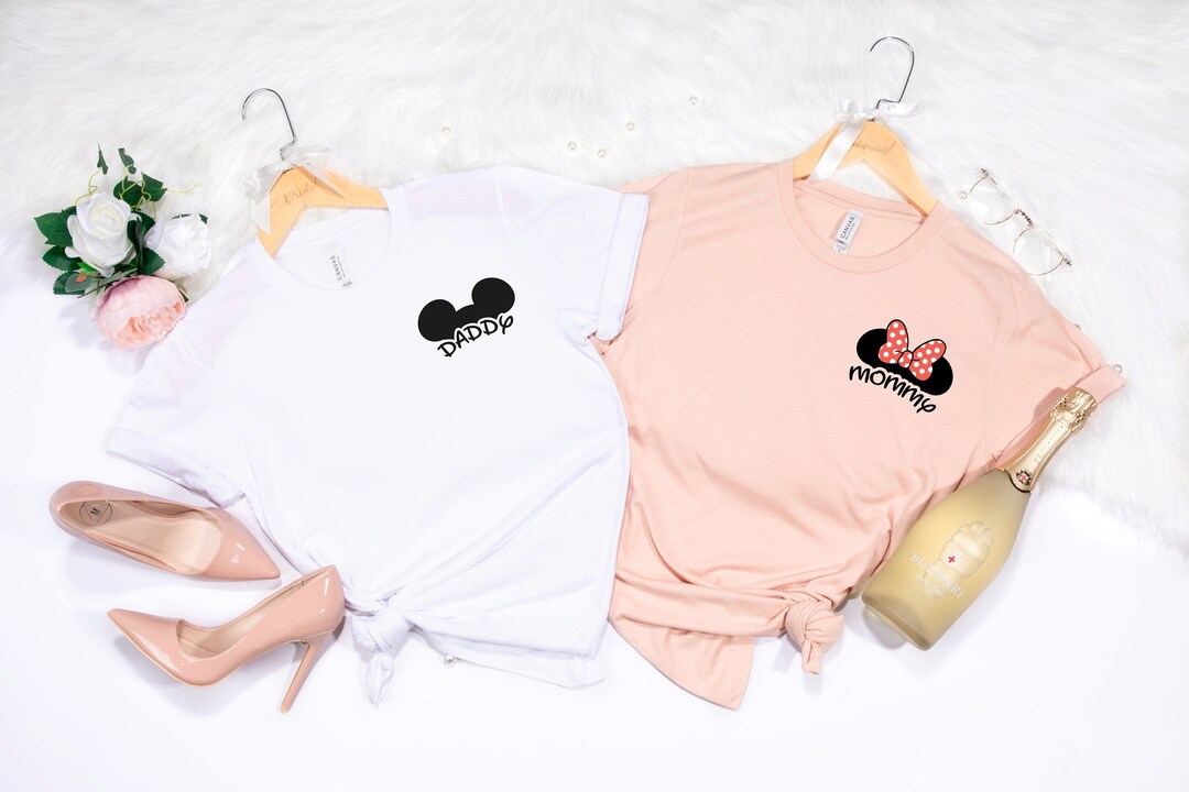 Mickey Dad Shirt, Minnie Mom Shirt, Matching Mommy and Daddy Shirt ...