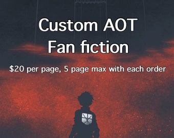 Fanfiction de AoT personalizado con personajes como Levi, Eren, Mikasa, Hange, etc.