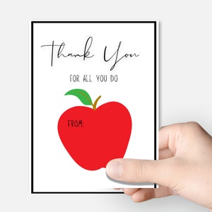 Teacher Appreciation Gift Card Holder