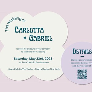 Eclectic Wedding Invite