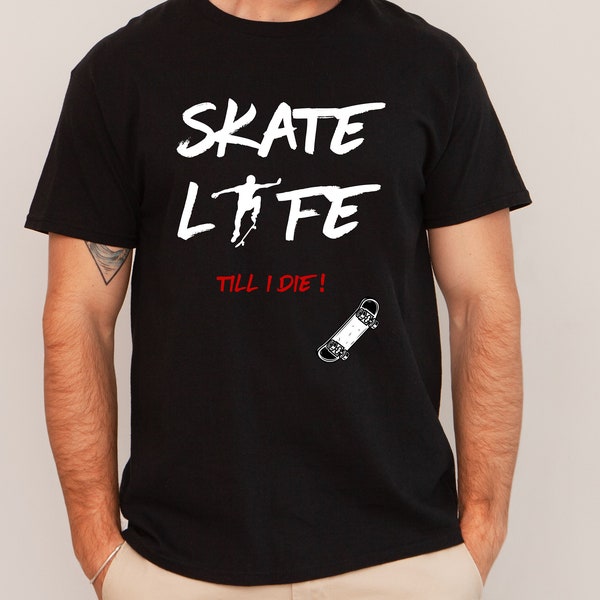 Skateboard T Shirt Etsy