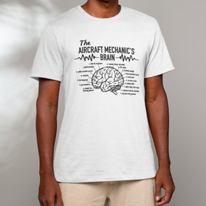 Aircraft Mechanics Brain PDF, Printable, Sublimation, DTF Print